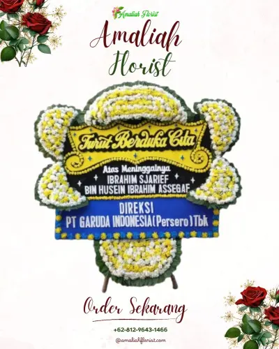 Papan Bunga Duka di Pitra