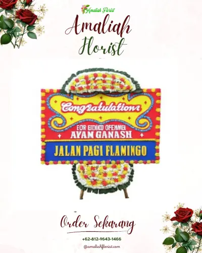 Bunga Papan Congratulation di Pitra